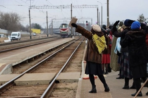 Уникальный Поезд направляется в сторону Бреста. Фоторепортаж Уникальный Поезд направляется в сторону Бреста. Фоторепортаж