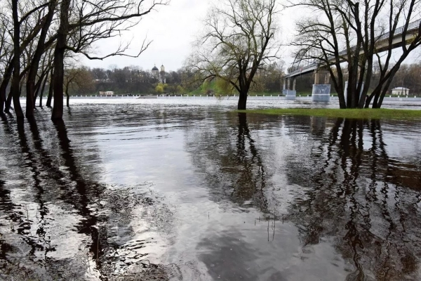 В Гомеле затопило главный городской пляж В Гомеле затопило главный городской пляж