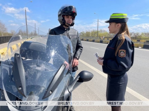 С начала года в Брестской области  к административной ответственности привлечены 858 водителей мототранспорта С начала года в Брестской области  к административной ответственности привлечены 858 водителей мототранспорта