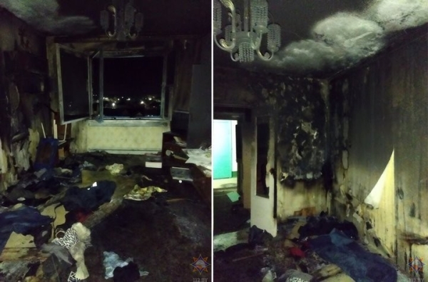 Три человека спасены на пожаре в Барановичах Три человека спасены на пожаре в Барановичах